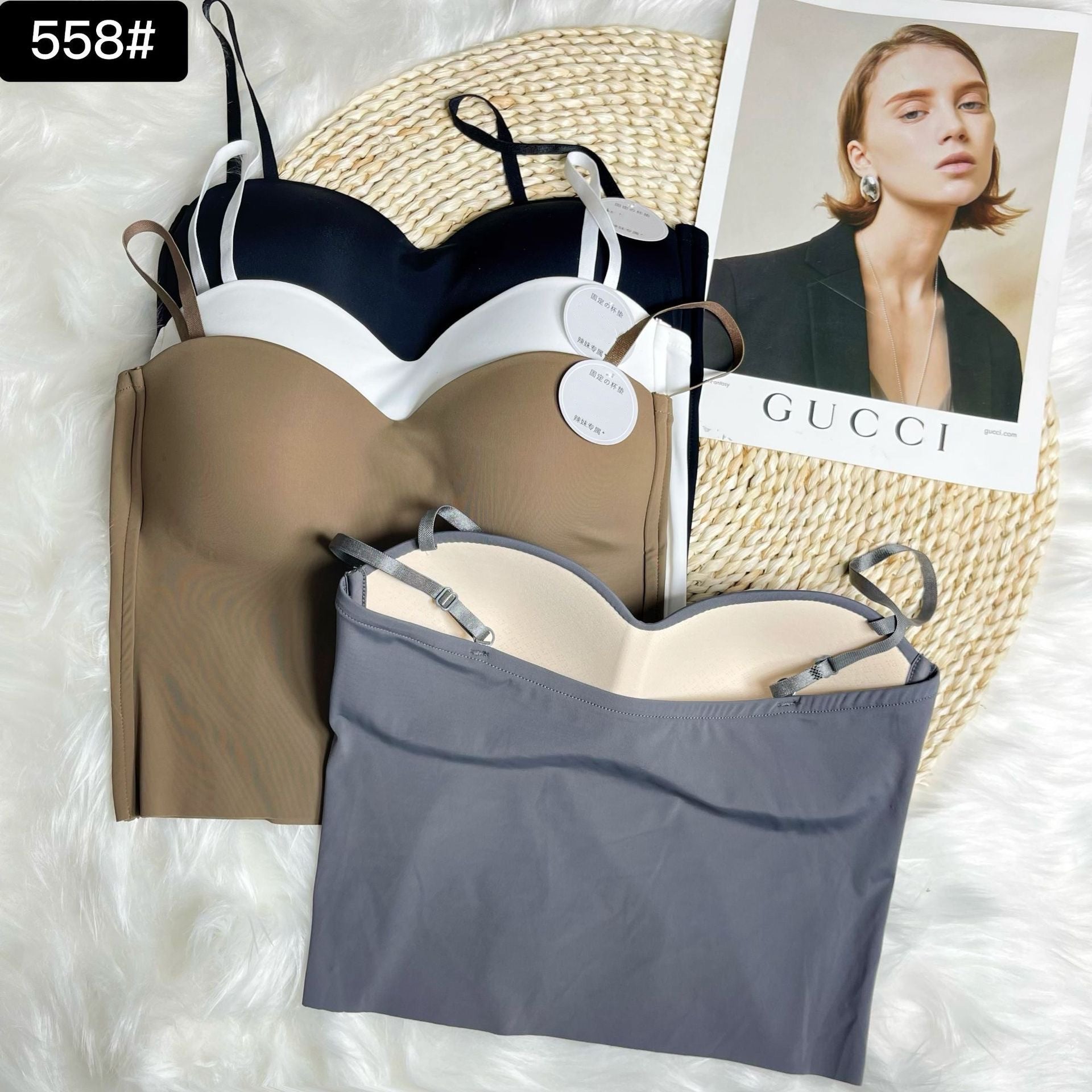 Imported High Quality Flower Design Foam Bra - Free Size - Budget Mart