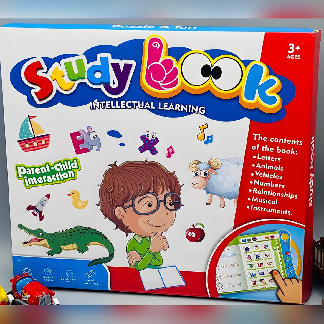 Study book intellectual learning gift box
