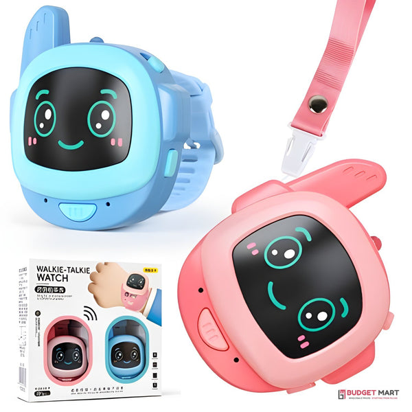 Kids Walkie Talkie Watch (2 Pack), Rechargeable Wrist and Lanyard Walkie Talkies