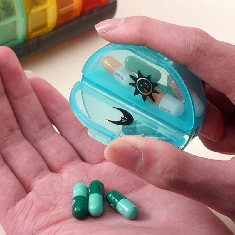 2PCs Mini Medicine Storage Box