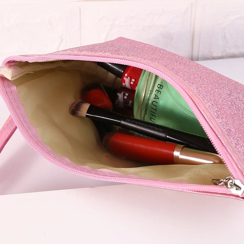 Colorful Glitter Portable Cosmetic Bag