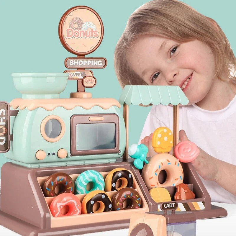 Kids Ice Cream Store Shopping Play Set