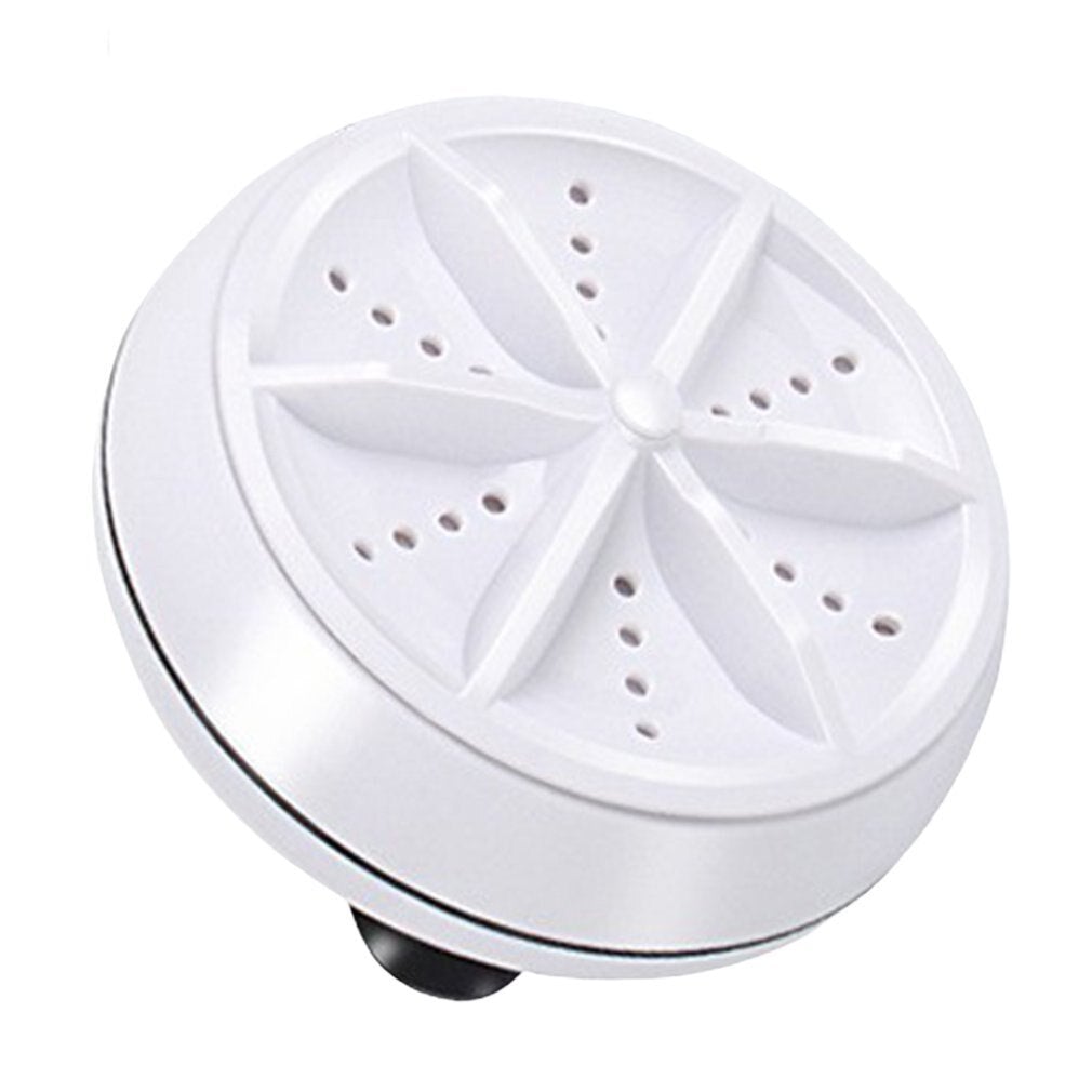 Mini Ultrasonic Washing Machine Portable Turbo Personal Rotating Washer Convenient Travel Home Business Travel - Budget Mart