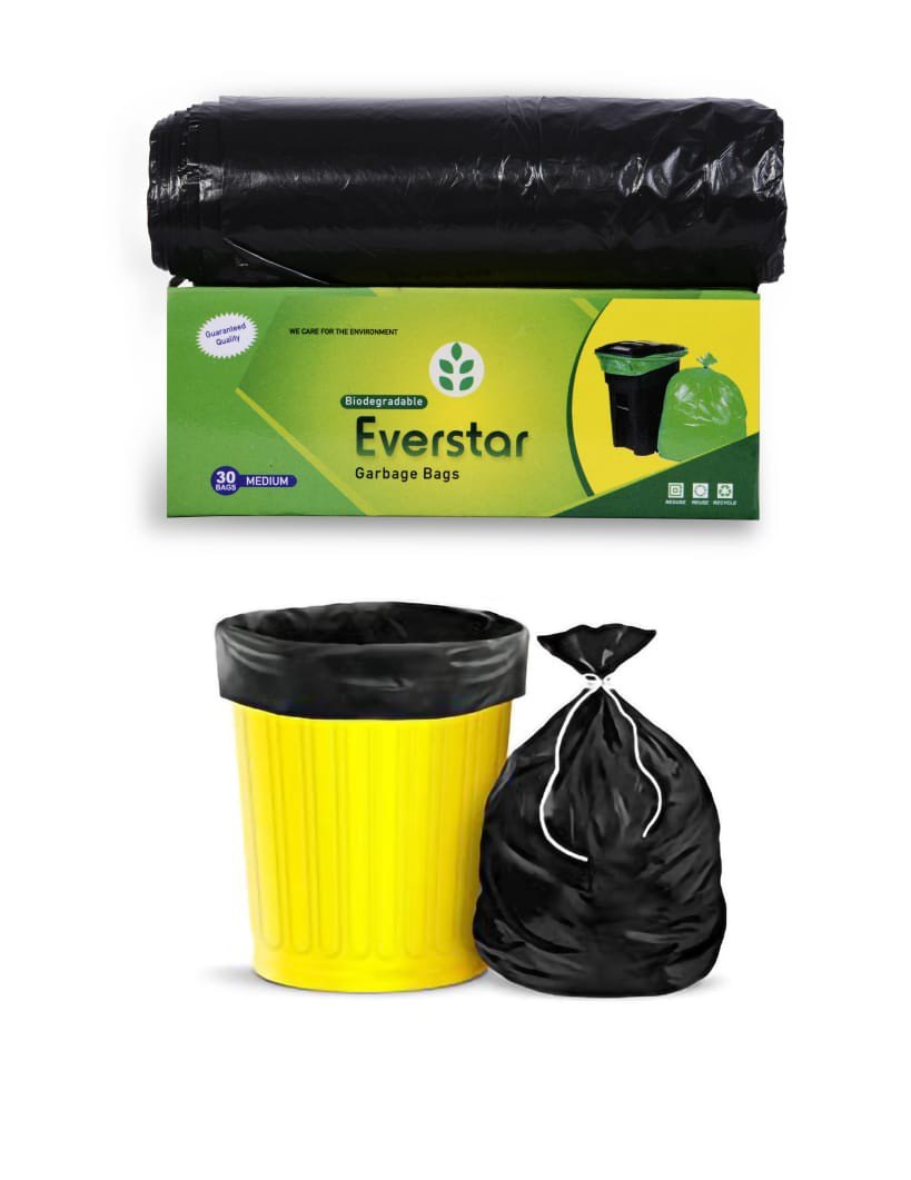 Black Garbage Bag Roll.