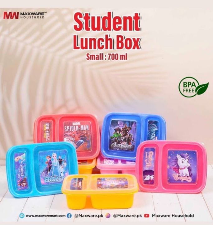Cartoon Character Hero's Lunch Box