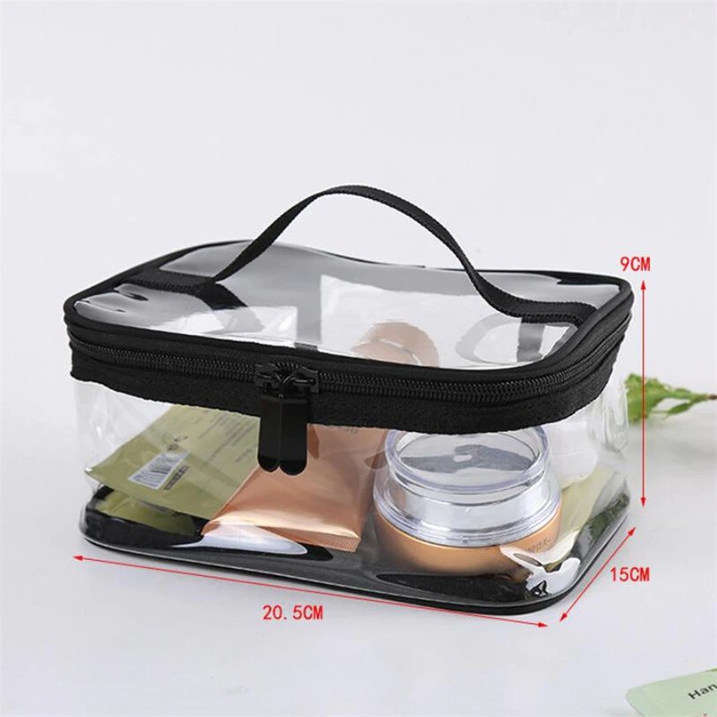 Waterproof Transparent PVC Bath Cosmetic Bag. - Budget Mart